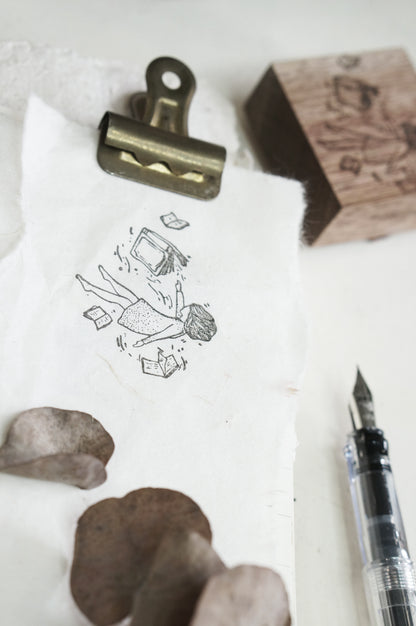 Black Milk Project Rubber Stamp - Pages Of Me: Floating Stories
