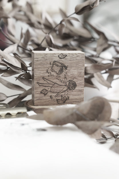 Black Milk Project Rubber Stamp - Pages Of Me: Floating Stories