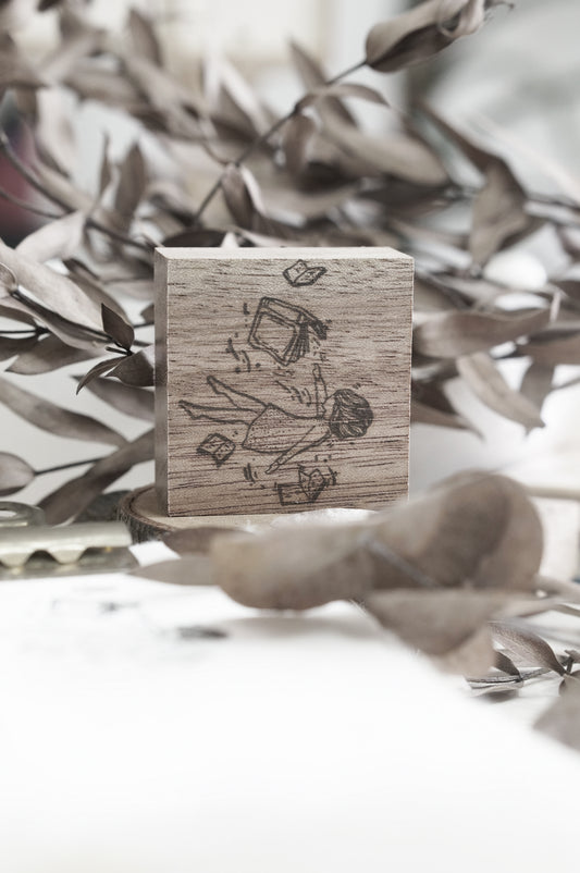 Black Milk Project Rubber Stamp - Pages Of Me: Floating Stories