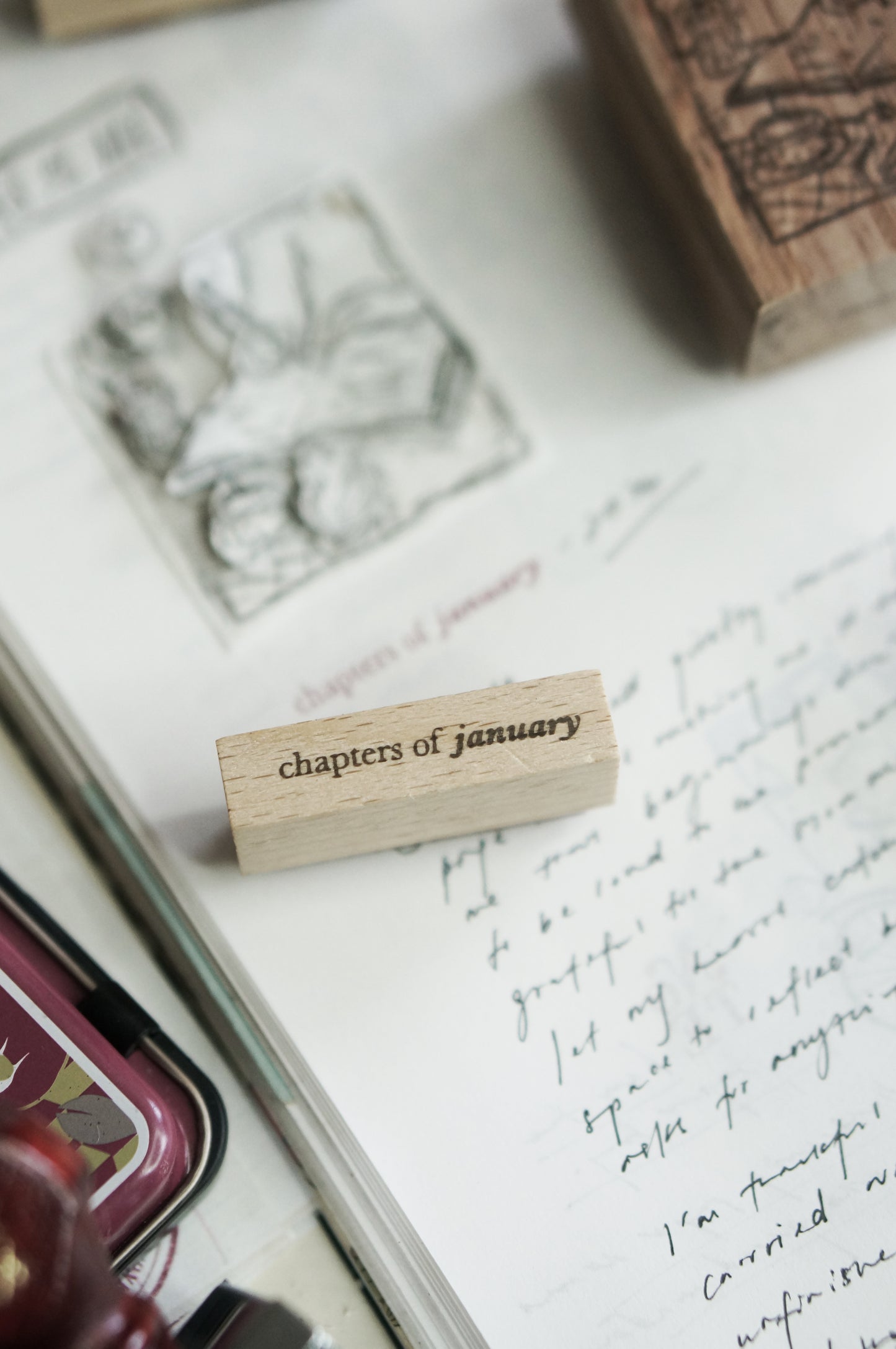 Black Milk Project Rubber Stamp - Pages Of Me: Months Set