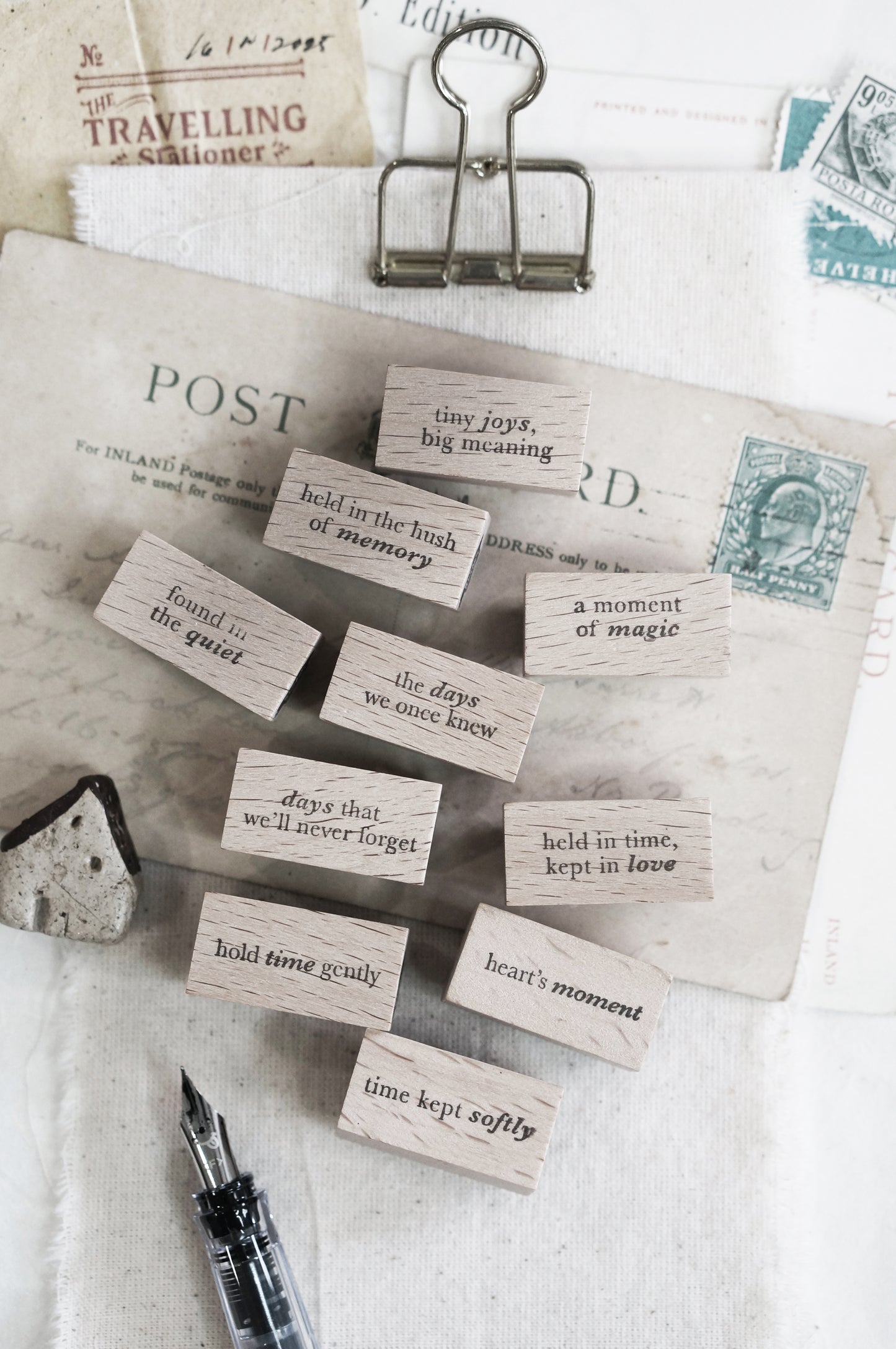 Black Milk Project Rubber Stamp - Pages Of Me: Words - Set 2 (10 Designs)