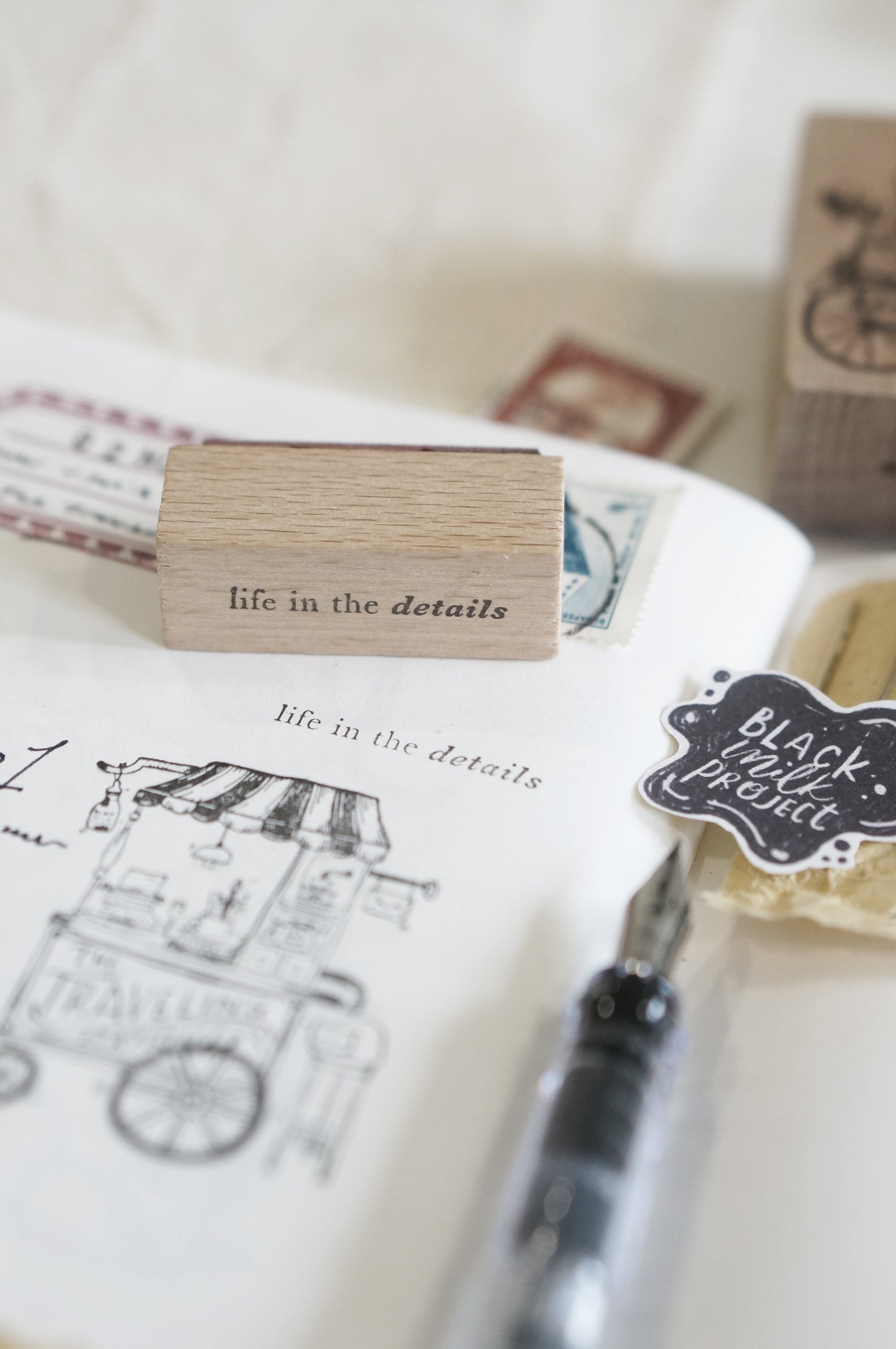 Black Milk Project Rubber Stamp - Pages Of Me: Words - Set 1 (10 Designs)
