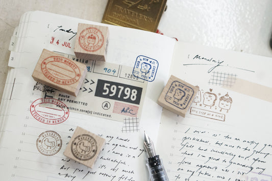 Black Milk Project Rubber Stamp - This Moment Series: Postmark