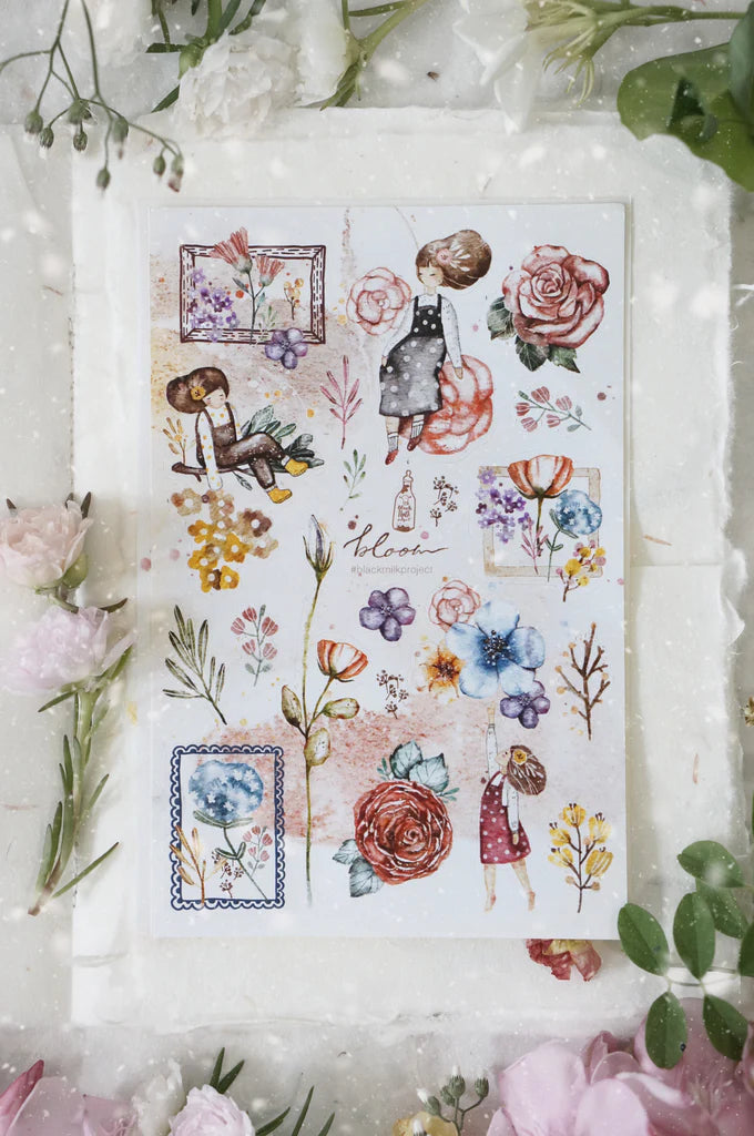 Black Milk Project Sticker Sheet - Bloom
