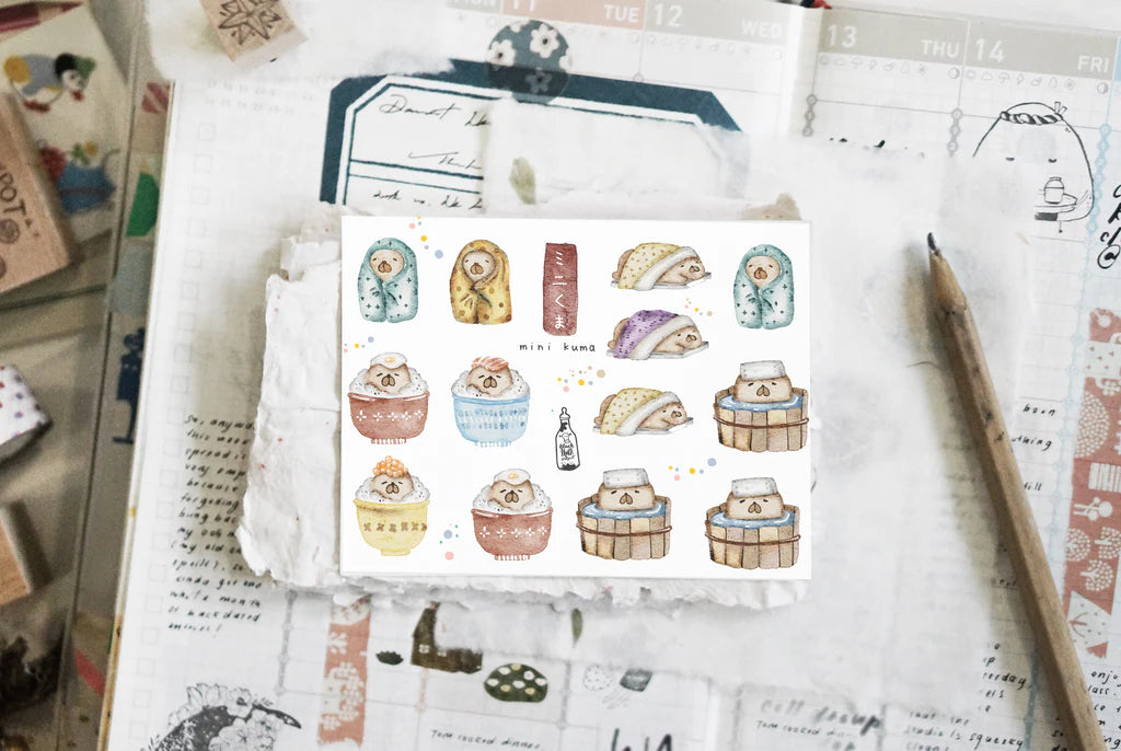 Black Milk Project Sticker Sheet - Mini Kuma