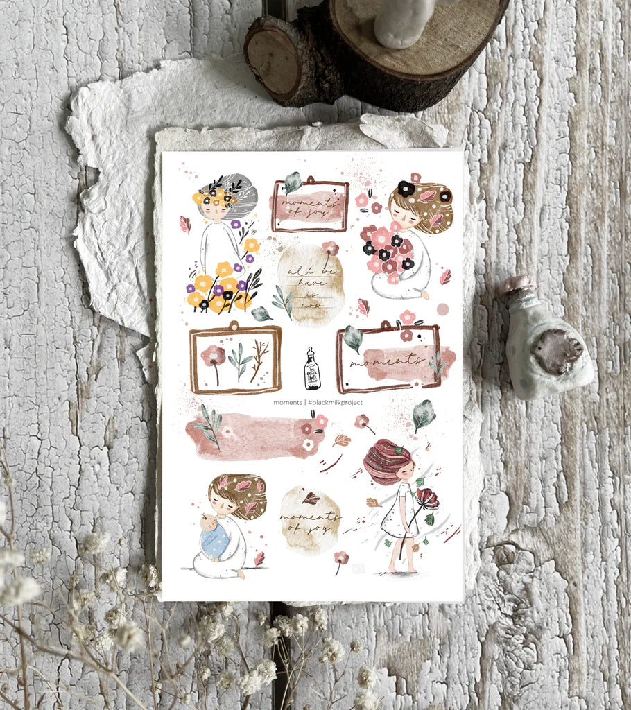 Black Milk Project Sticker Sheet - Moments II