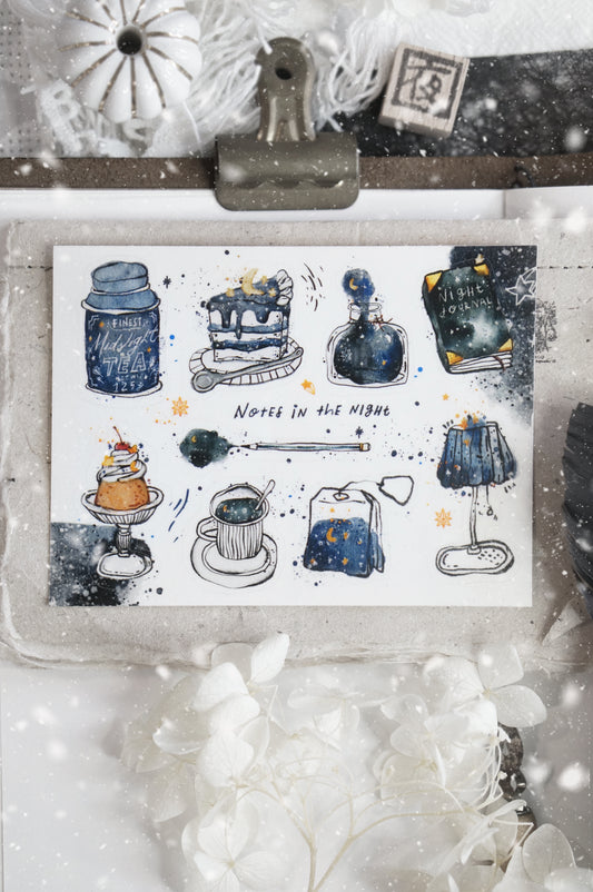 Black Milk Project Sticker Sheet - Notes In The Night