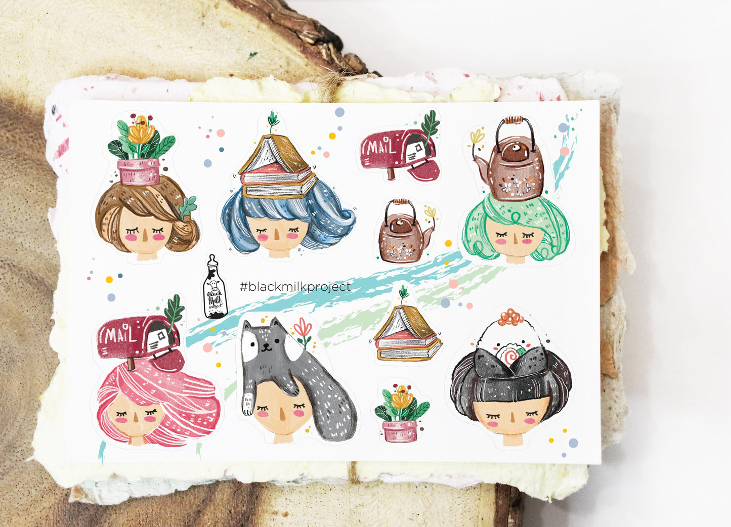 Black Milk Project Sticker Sheet - On My Head