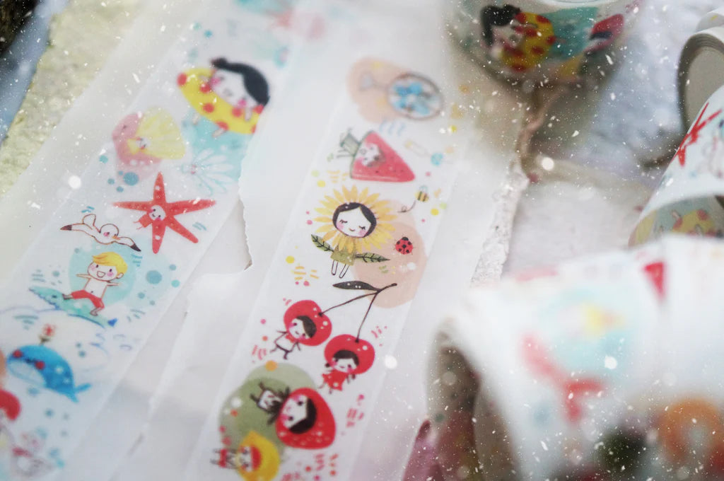 Black Milk Project Washi Tape (Vellum) - Summer Fun