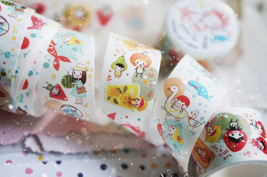 Black Milk Project Washi Tape (Vellum) - Summer Fun