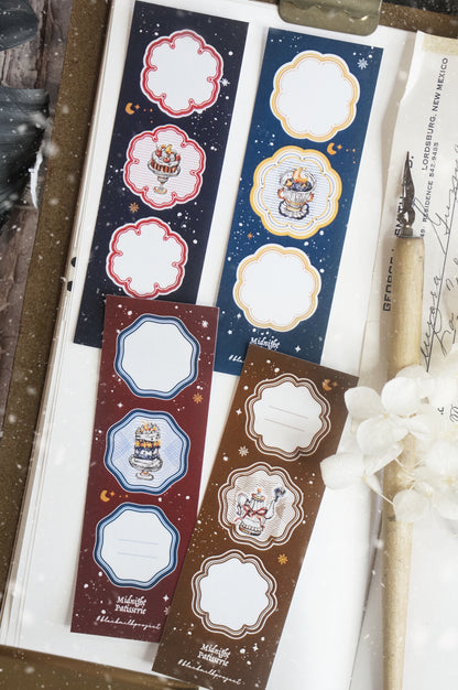 Black Milk Project Washi Sticker Sheet - Midnight Patisserie Frames