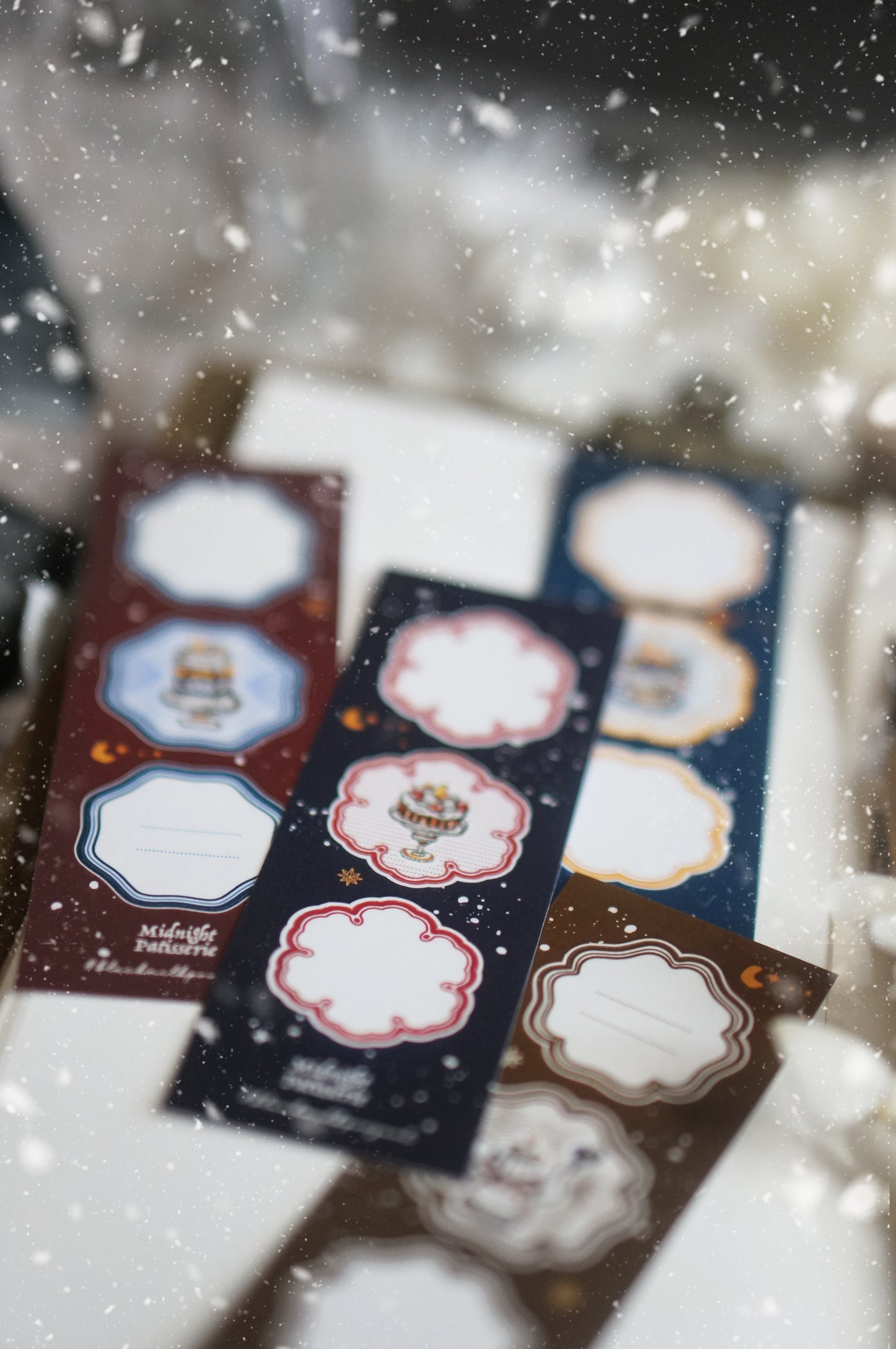 Black Milk Project Washi Sticker Sheet - Midnight Patisserie Frames