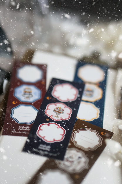 Black Milk Project Washi Sticker Sheet - Midnight Patisserie Frames