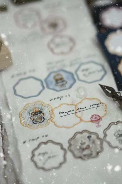 Black Milk Project Washi Sticker Sheet - Midnight Patisserie Frames