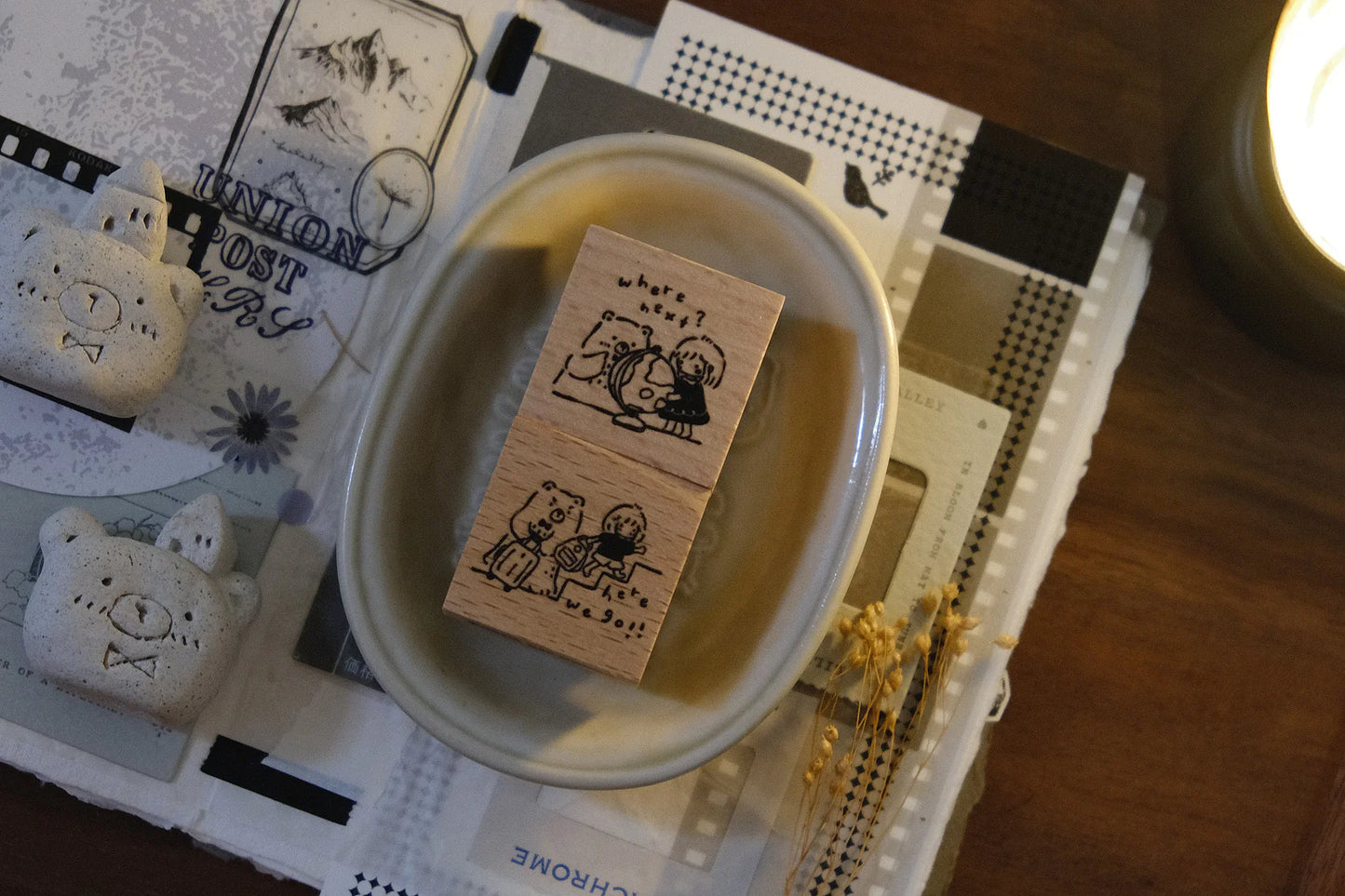 Eileen Tai Rubber Stamp - Where Next?