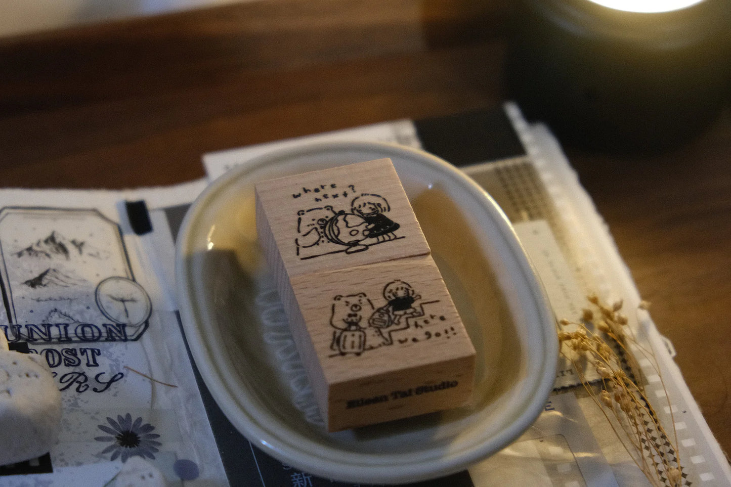 Eileen Tai Rubber Stamp - Where Next?