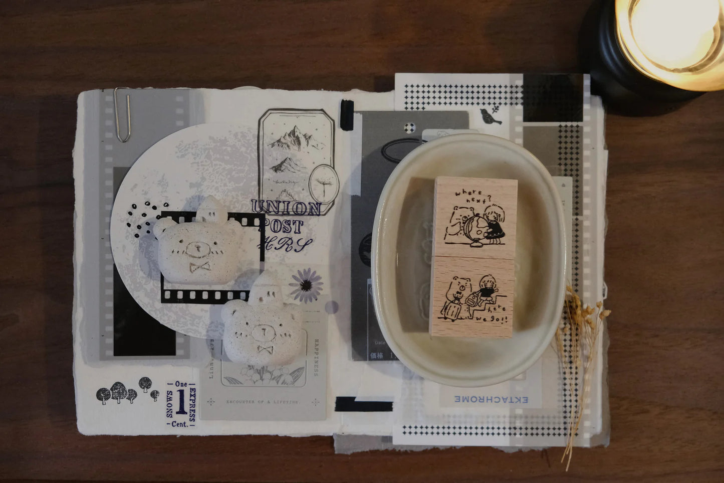 Eileen Tai Rubber Stamp - Where Next?