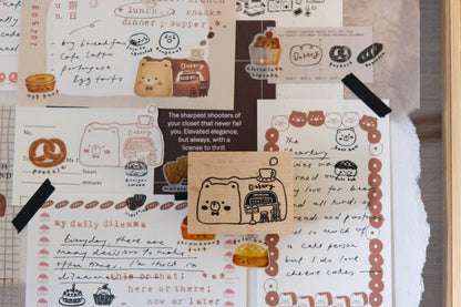 Eileen Tai Rubber Stamp - Bakery Bear (Bearkery)
