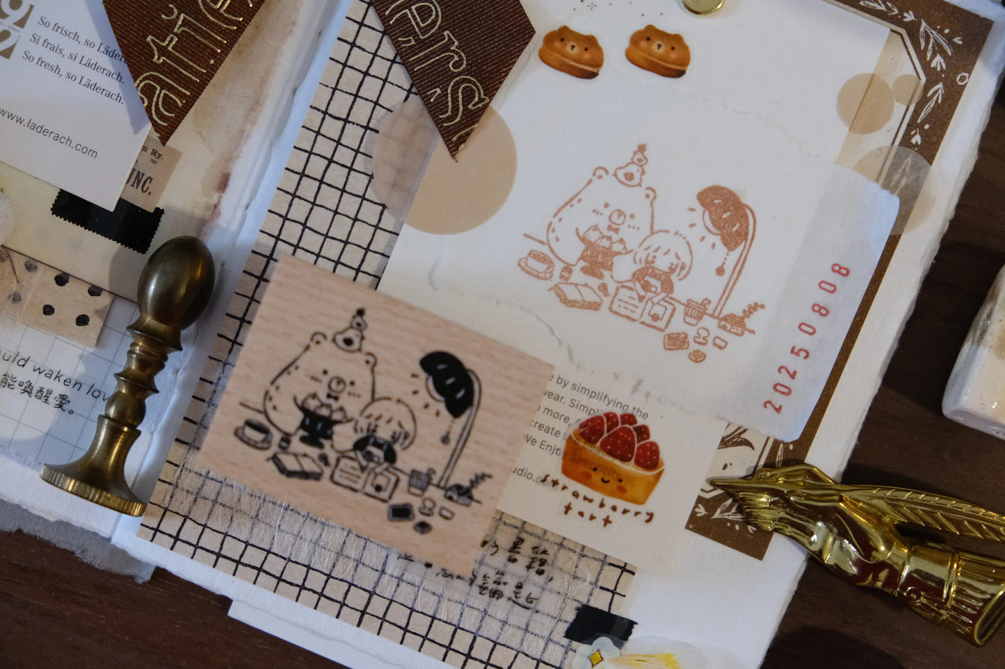 Eileen Tai Rubber Stamp - Blissful Days