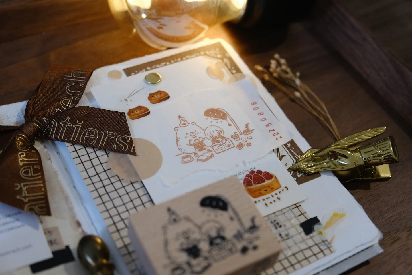 Eileen Tai Rubber Stamp - Blissful Days