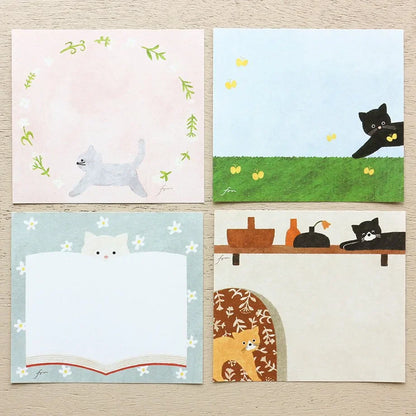 Cozyca x Mariko Fukuoka Memo Pad - Meow Meow