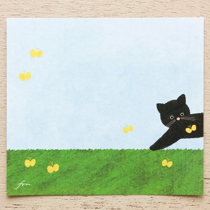 Cozyca x Mariko Fukuoka Memo Pad - Meow Meow