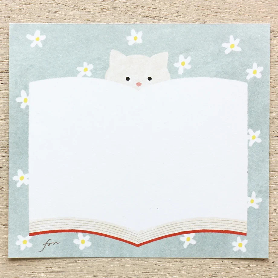 Cozyca x Mariko Fukuoka Memo Pad - Meow Meow