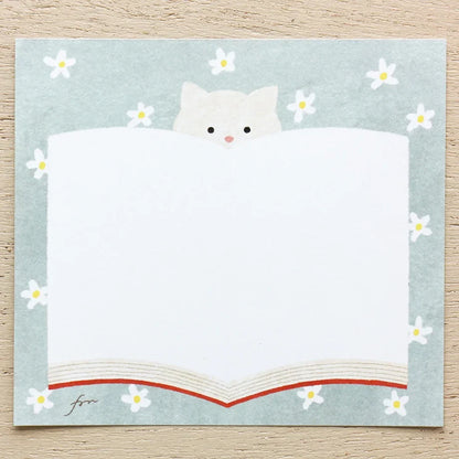 Cozyca x Mariko Fukuoka Memo Pad - Meow Meow