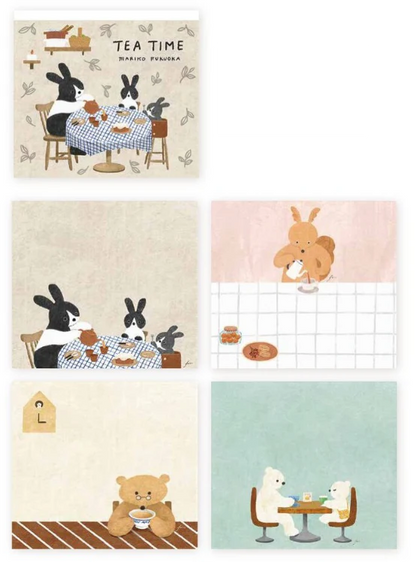 Cozyca x Mariko Fukuoka Memo Pad - Tea Time