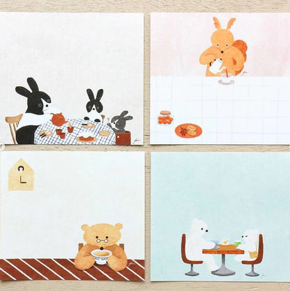 Cozyca x Mariko Fukuoka Memo Pad - Tea Time