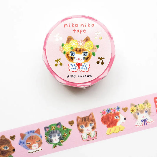 Cozyca x Aiko Fukawa Washi Tape - Niko Niko