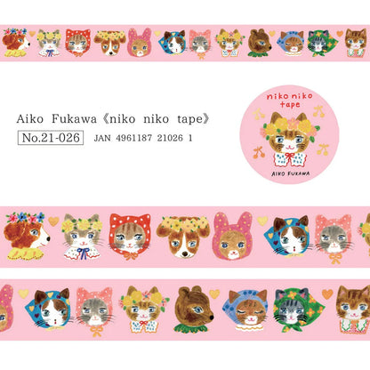 Cozyca x Aiko Fukawa Washi Tape - Niko Niko