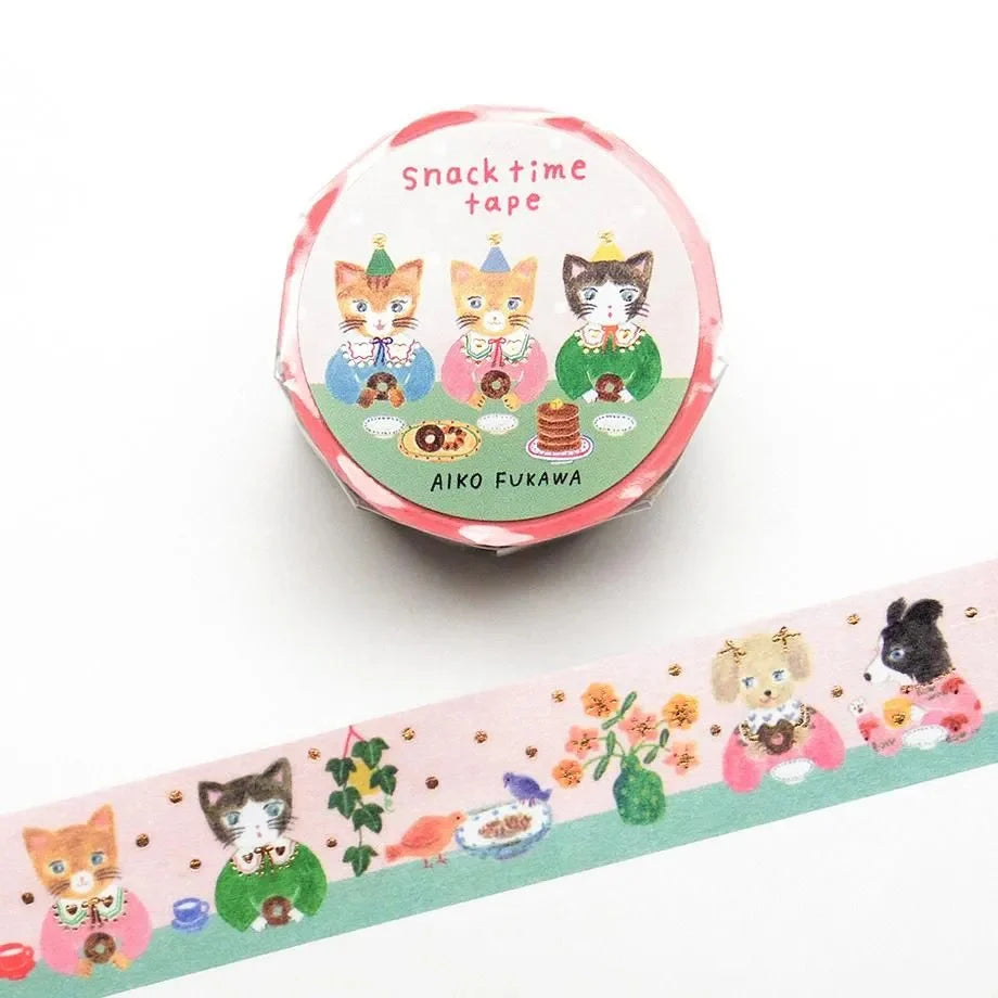 Cozyca x Aiko Fukawa Washi Tape - Snack Time