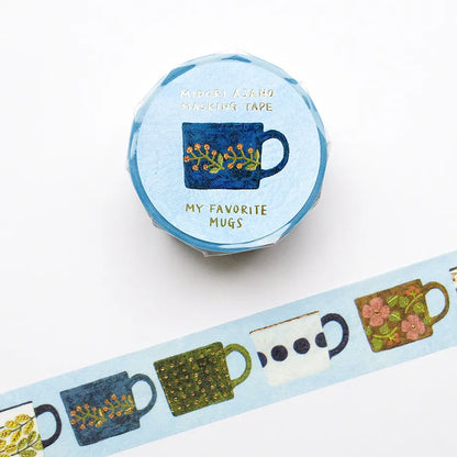 Cozyca x Midori Asano Washi Tape - My Favorite Mugs