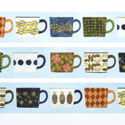 Cozyca x Midori Asano Washi Tape - My Favorite Mugs