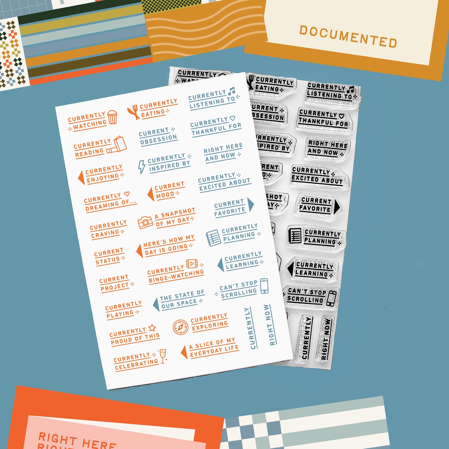 Everyday Explorers Co. Clear Stamps - Currently Prompts