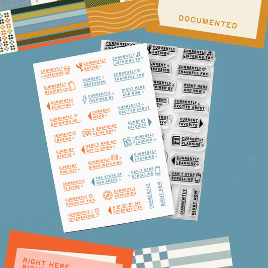 Everyday Explorers Co. Clear Stamps - Currently Prompts