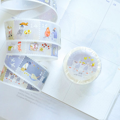 Dodolulu Washi Tape - With Love (Loop)