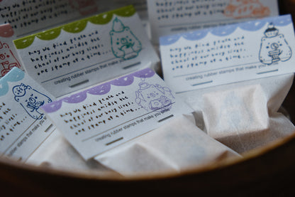 Eileen Tai Rubber Stamp | Foodie Bears Series - Big Breakfast