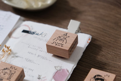 Eileen Tai Rubber Stamp | Beary Ordinary Days - Shower Time