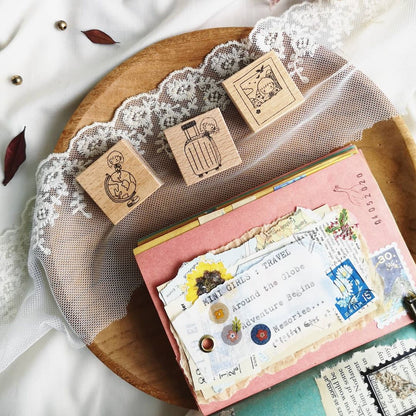 Eileen Tai Rubber Stamp | Mini Girls: Travel - Around The Globe