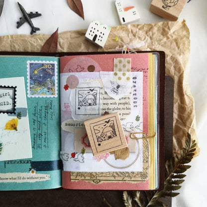Eileen Tai Rubber Stamp | Mini Girls: Travel - Memories