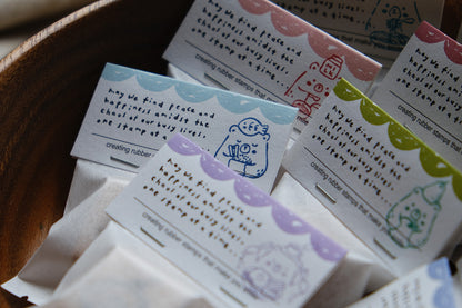 Eileen Tai Rubber Stamp | Foodie Bears Series - Rice