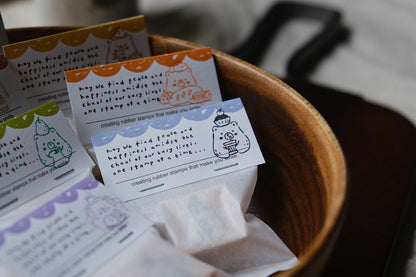 Eileen Tai Rubber Stamp | Foodie Bears Series - Cupcake