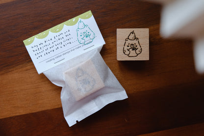 Eileen Tai Rubber Stamp | Foodie Bears Series - Fruits