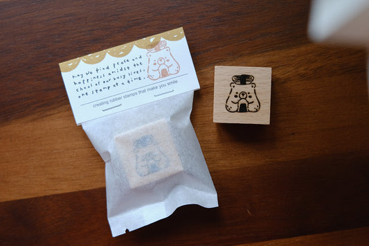 Eileen Tai Rubber Stamp | Foodie Bears Series - Sushi & Onigiri