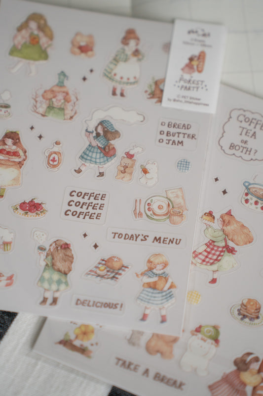 Sho Little Happiness Sticker Sheet - Forest Party