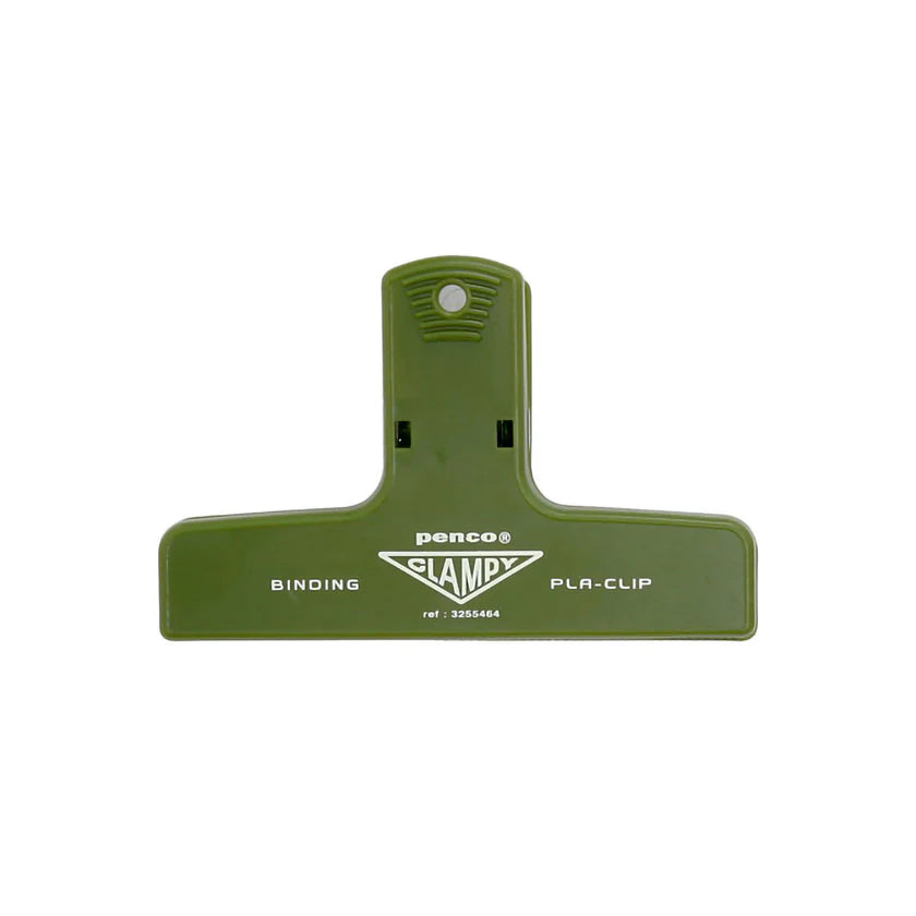 Green binding clampy clip with Penco branding on a white background