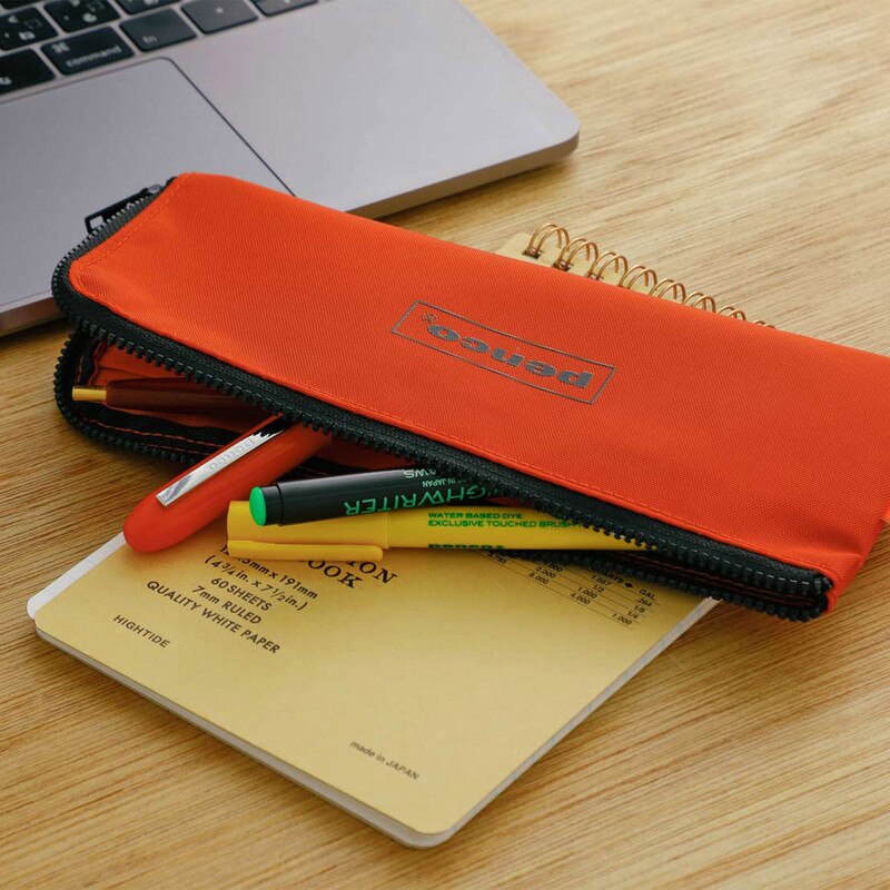Penco Flat Pen Case - Orange
