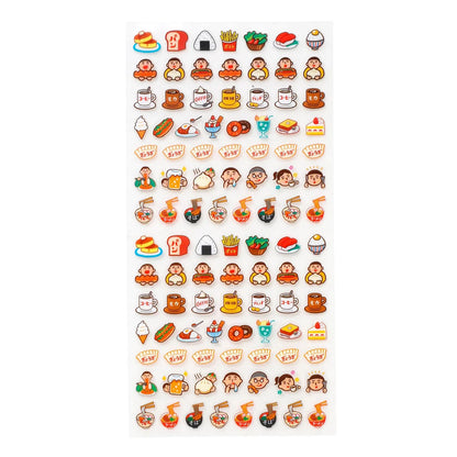 Hightide Diary Sticker Sheet - New Retro - Food